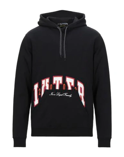Shop Iuter Man Sweatshirt Black Size L Cotton