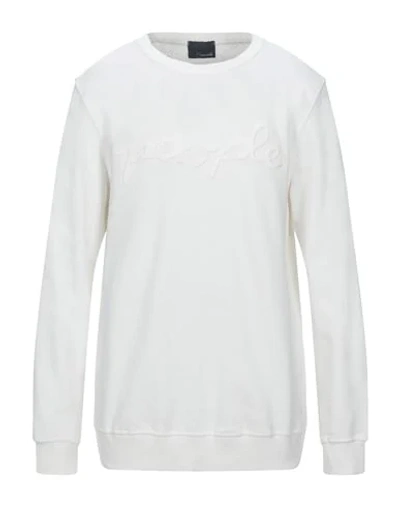 Shop People (+)  Sweatshirts In White