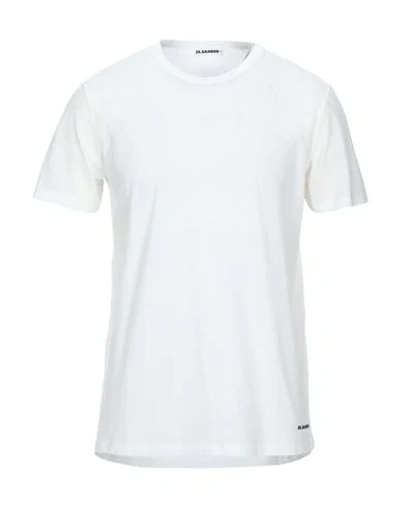 Shop Jil Sander T-shirts In White