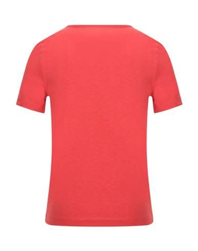 Shop Alpha Studio T-shirts In Red