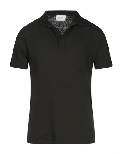 Shop Dondup Polo Shirts In Black