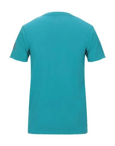 Shop Replay T-shirt In Turquoise