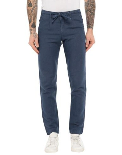 Shop Liu •jo Man Pants In Slate Blue