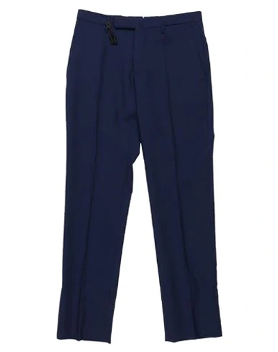 Shop Incotex Casual Pants In Blue