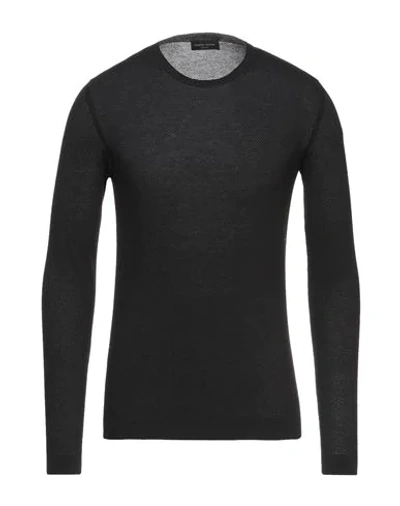 Shop Roberto Collina Sweaters In Black