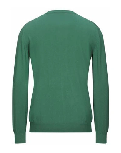 Shop Altea Man Sweater Green Size L Cotton