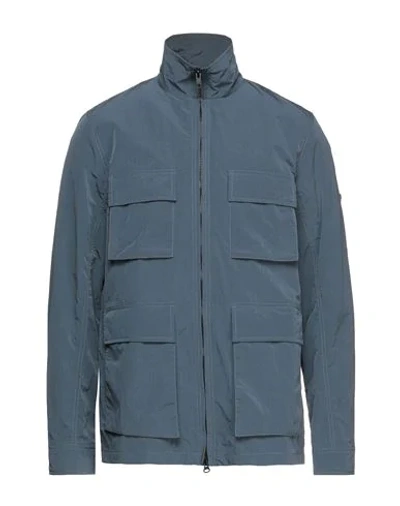 Shop Elvine Jackets In Slate Blue