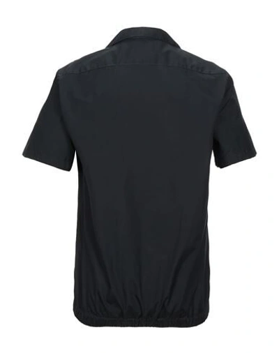Shop Low Brand Man Shirt Black Size 2 Cotton