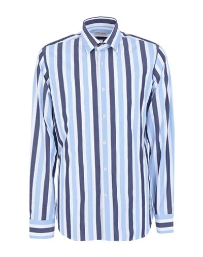 Shop Harry Brook Shirts In Sky Blue