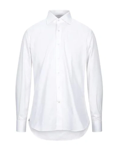 Shop Alea Solid Color Shirt In White