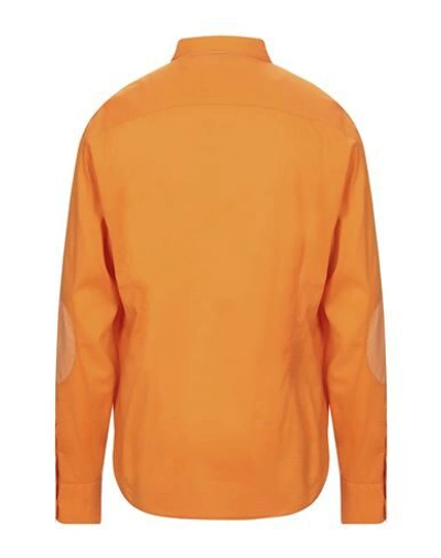 Shop Panama Solid Color Shirt In Orange