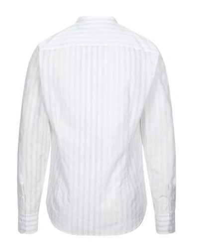 Shop Panama Striped Shirt In Ivory