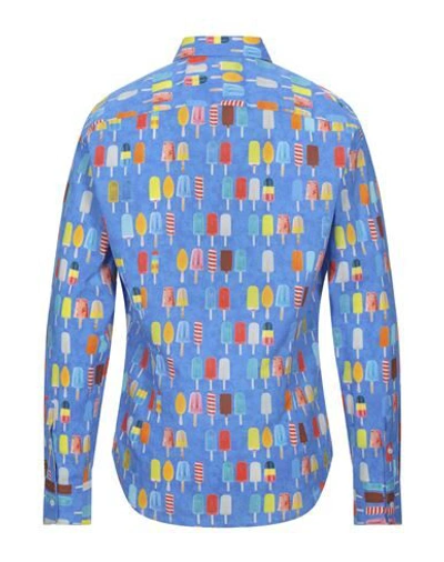 Shop Panama Patterned Shirt In Blue
