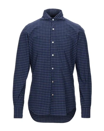 Shop Finamore 1925 1925 Shirts In Blue
