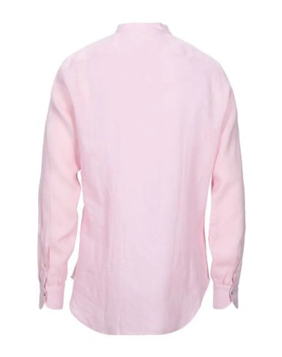 Shop Giannetto Shirts In Pink