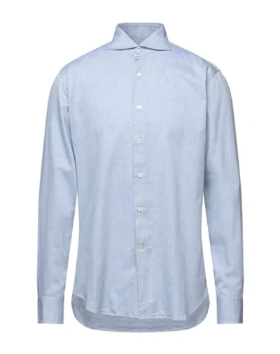 Shop Alessandro Gherardi Shirts In Blue
