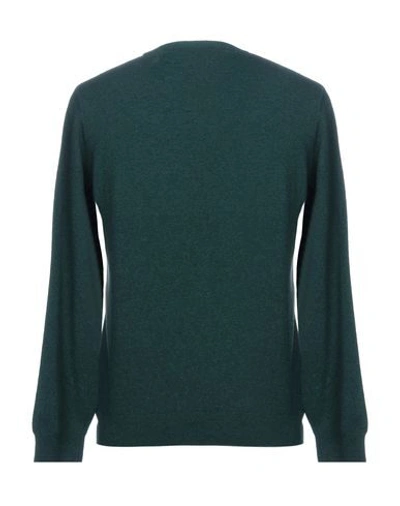 Shop Andrea Fenzi Sweater In Emerald Green