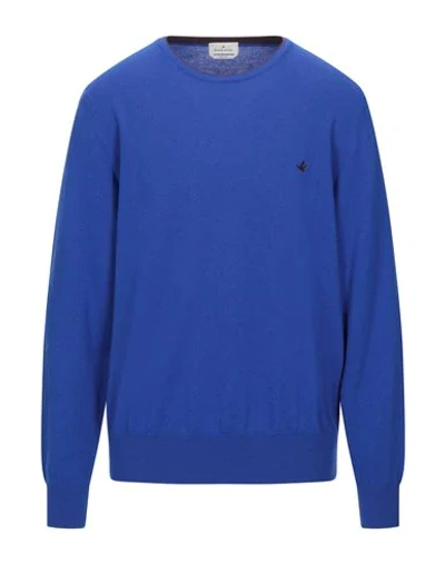 Shop Brooksfield Sweaters In Bright Blue