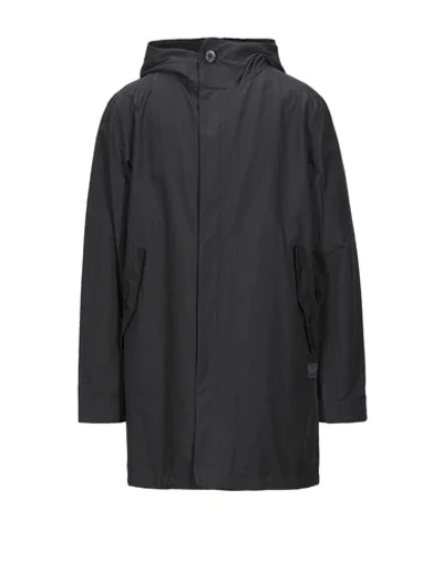 Shop Herschel Supply Co Overcoats In Black