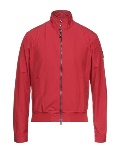 Shop Adhoc Jackets In Red