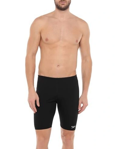 Shop Speedo Man Swim Trunks Black Size 40 Polyester, Polybutylene