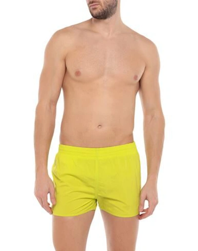 Shop Speedo Man Swim Trunks Acid Green Size Xl Nylon