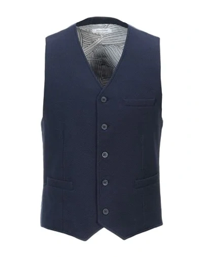 Shop Bicolore® Vests In Dark Blue