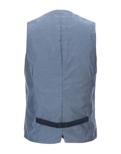 Shop Bicolore® Vests In Dark Blue
