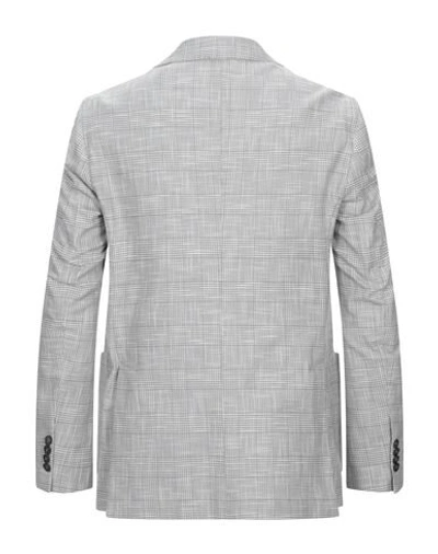 Shop 0909 Fatto In Italia Suit Jackets In Light Grey