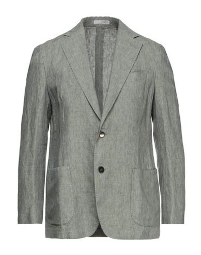 Shop 0909 Fatto In Italia Suit Jackets In Green