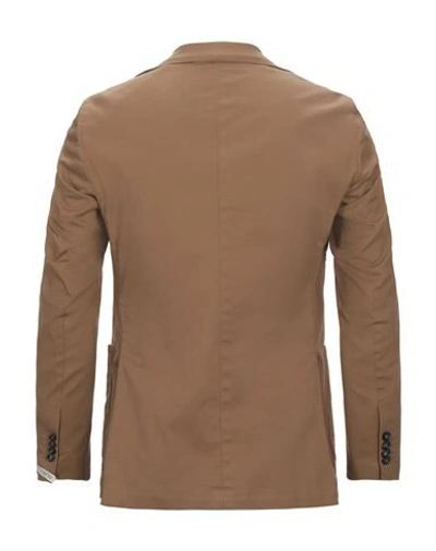 Shop 0909 Fatto In Italia Suit Jackets In Camel