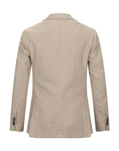 Shop 0909 Fatto In Italia Suit Jackets In Sand