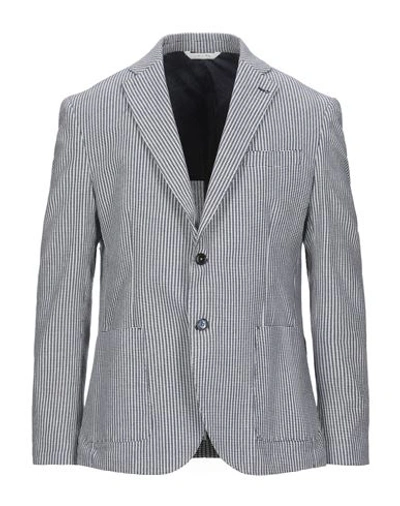 Shop Ag Trend Suit Jackets In Dark Blue