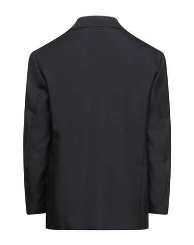 Shop Balenciaga Suit Jackets In Dark Blue