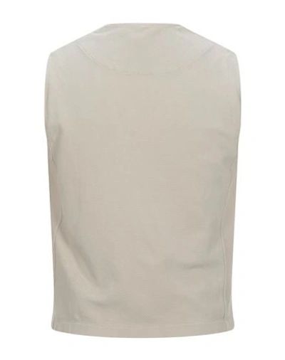 Shop Bellwood Man Vest Beige Size 36 Cotton