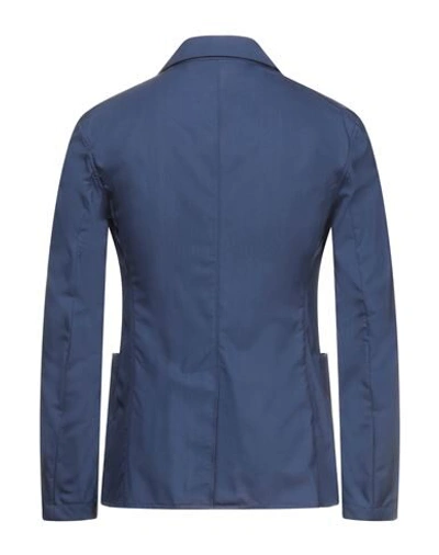 Shop Maison Margiela Suit Jackets In Dark Blue