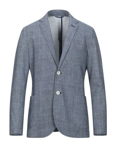Shop Mason's Suit Jackets In Pastel Blue