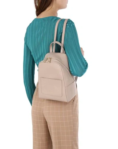 Shop Tuscany Leather Backpacks In Blush