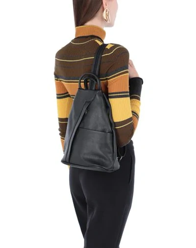 Shop Tuscany Leather Backpacks In Black