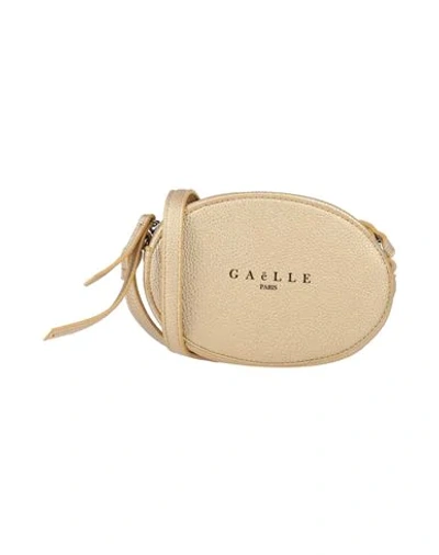 Shop Gaelle Paris Handbags In Gold