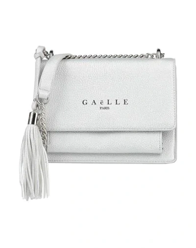 Shop Gaelle Paris Handbags In Silver