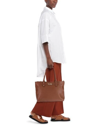 Shop Alviero Martini 1a Classe Handbags In Camel