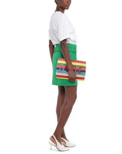 Dolce & Gabbana Multicolor Clutch In Red