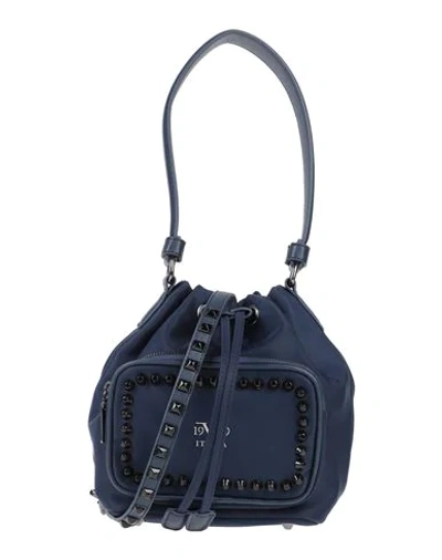 Shop V Italia Handbags In Dark Blue