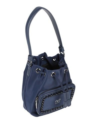 Shop V Italia Handbags In Dark Blue