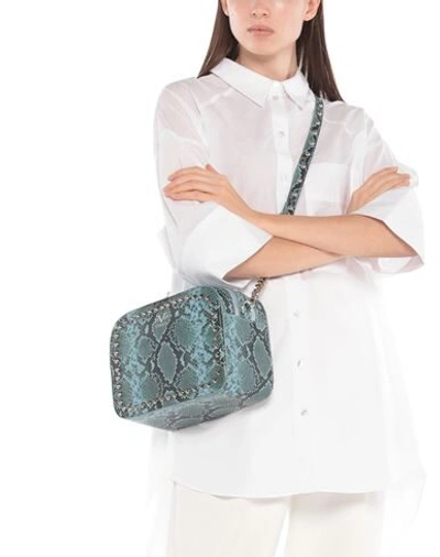 Shop 19v69 By Versace Handbags In Azure