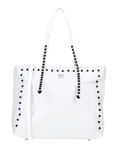Shop 19v69 By Versace Handbags In White