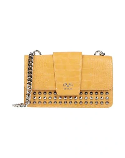 Shop 19v69 By Versace Handbags In Ocher