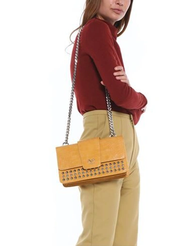 Shop 19v69 By Versace Handbags In Ocher