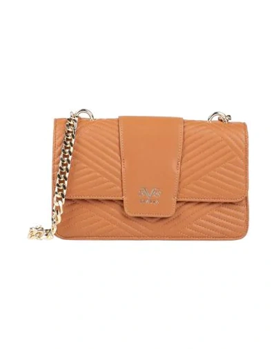 Shop 19v69 By Versace Handbags In Camel